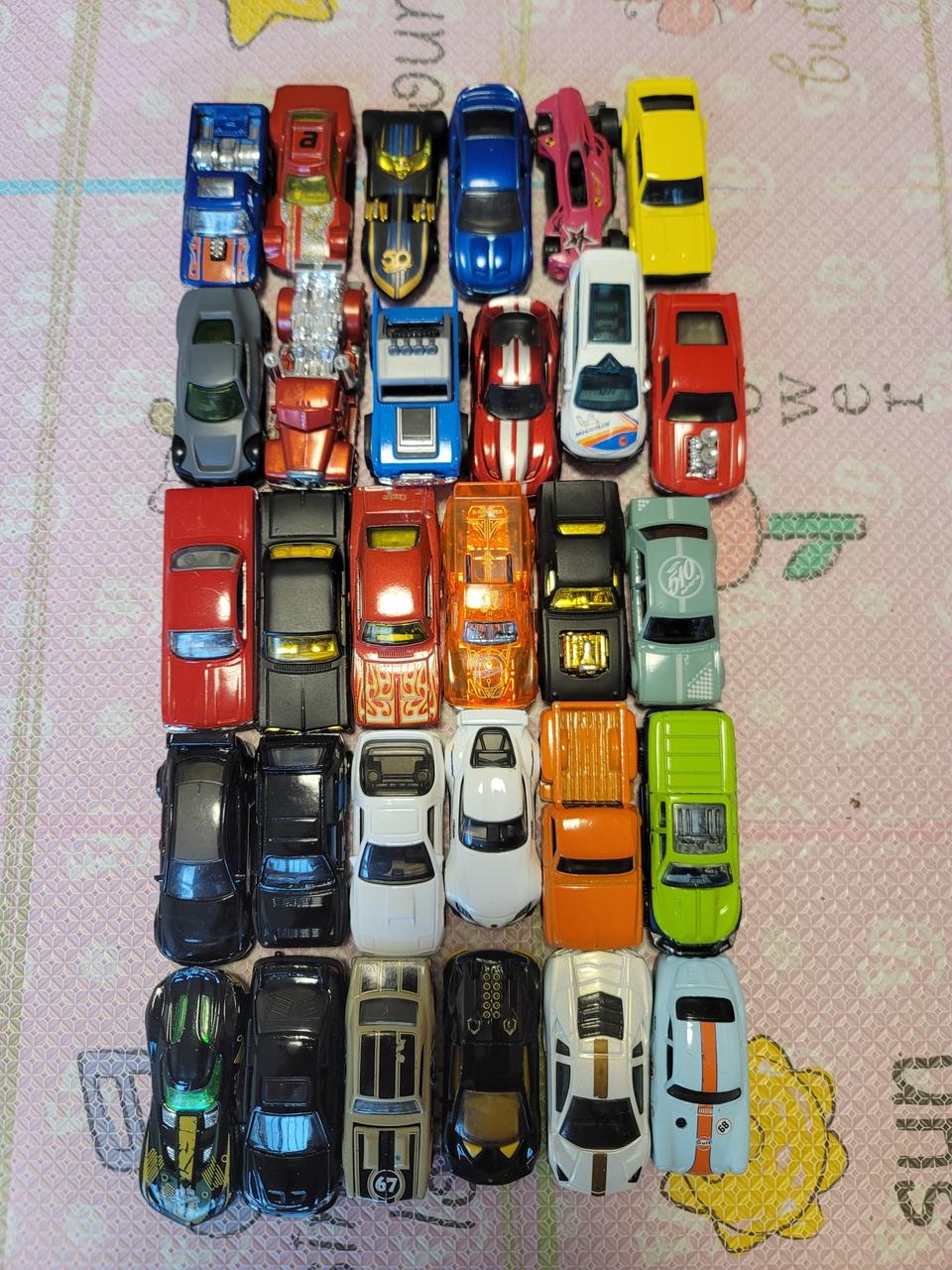 핫휠 미니카 25개