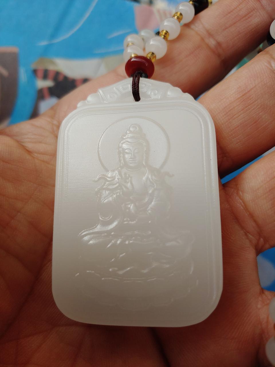 천연옥돌 부처님메달