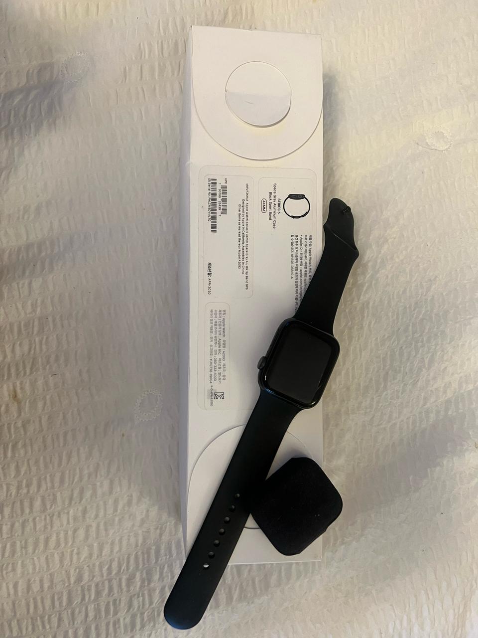 애플워치5세대 44mm 알류미늄 베터리100%