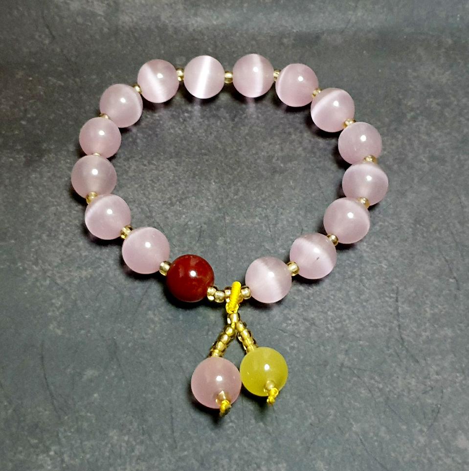 (당일발송)10mm 오팔 염주 팔찌 여자 소품 빈티지 엔틱