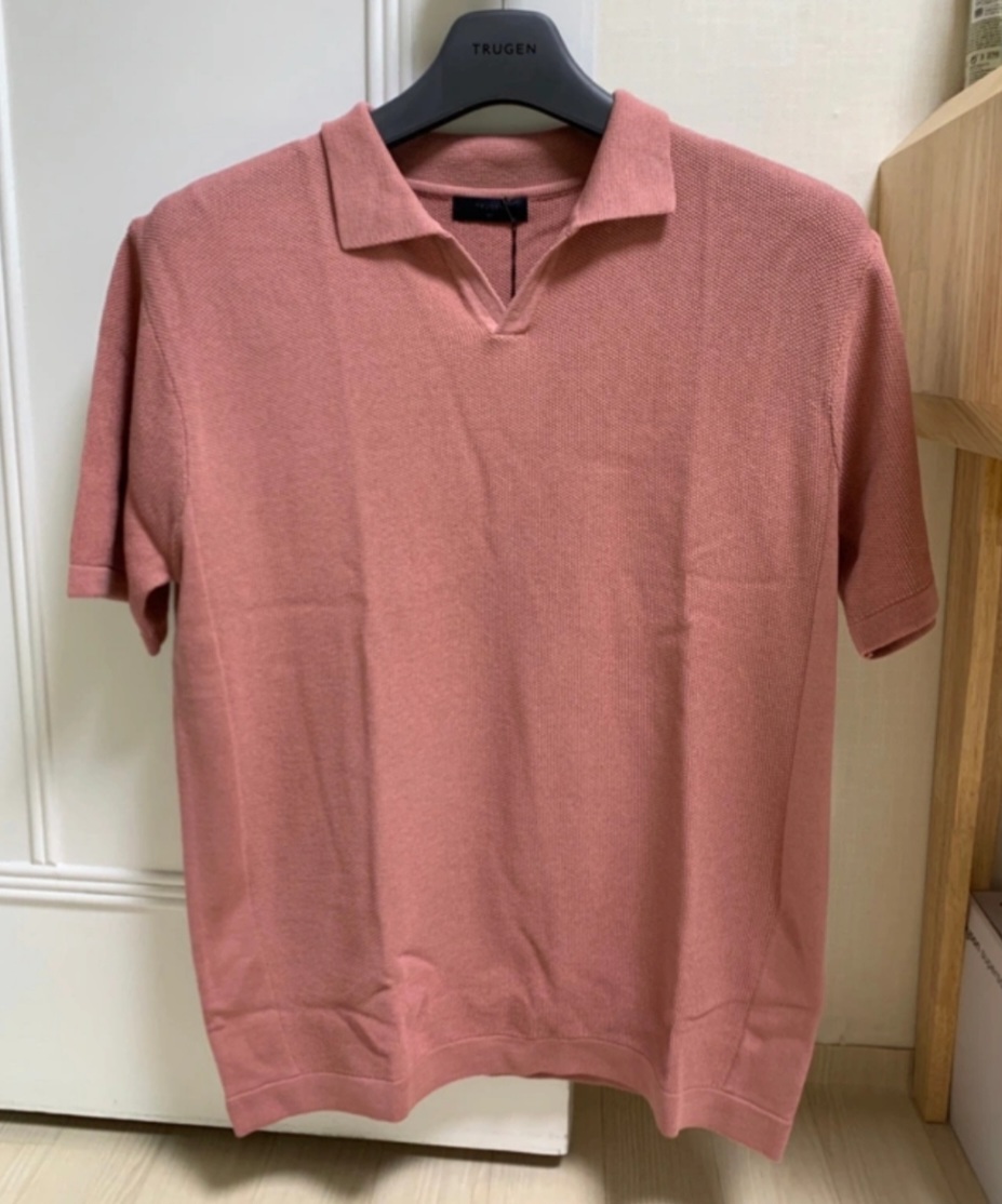 정가8만원 카라니트 반팔니트 여름니트 새제품