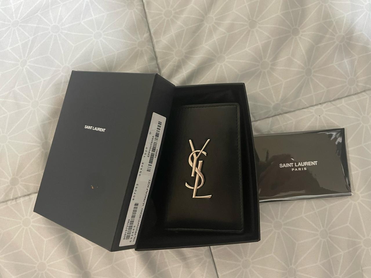 생로랑 카드지갑(정품)