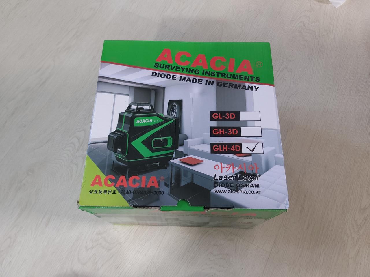 아카시아레이져 독일제휴 수평레벨 4D 새상품 기존라인10배밝기