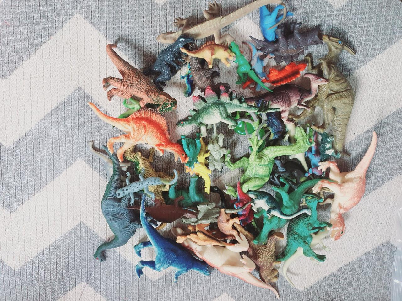 아이들 공룡 장난감 40마리