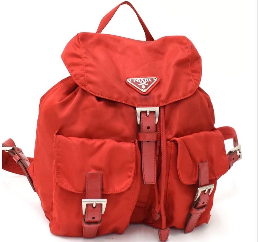 프라다 백팩 레드
