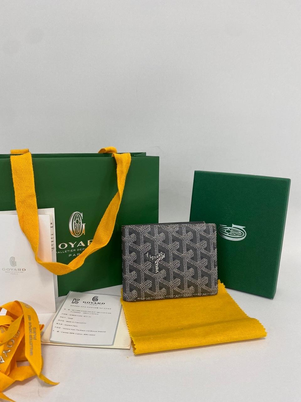 고야드 빅투와르 스페셜컬러 그레이 반지갑