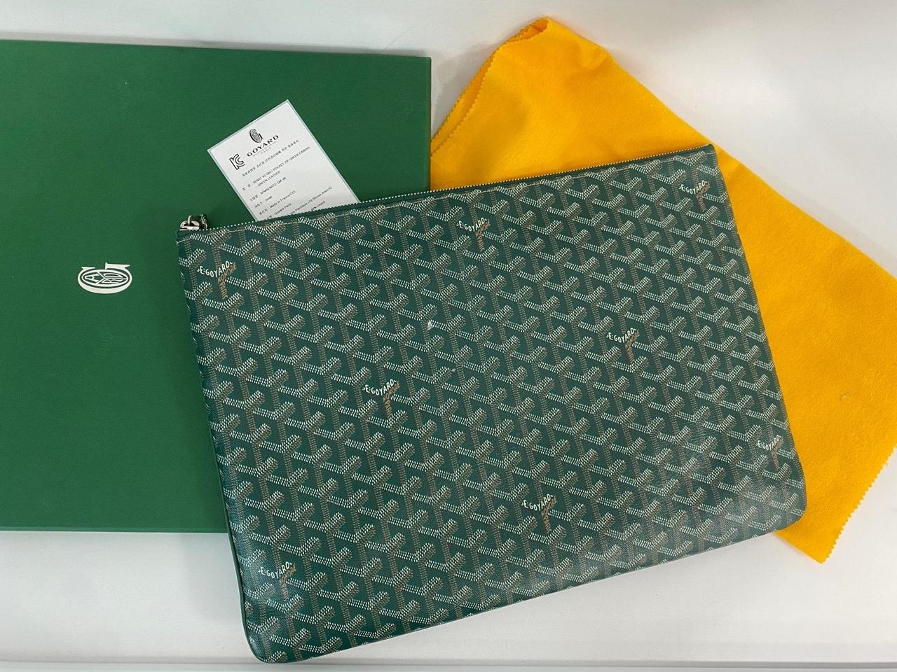 고야드 클러치 GM 그린 스페셜컬러