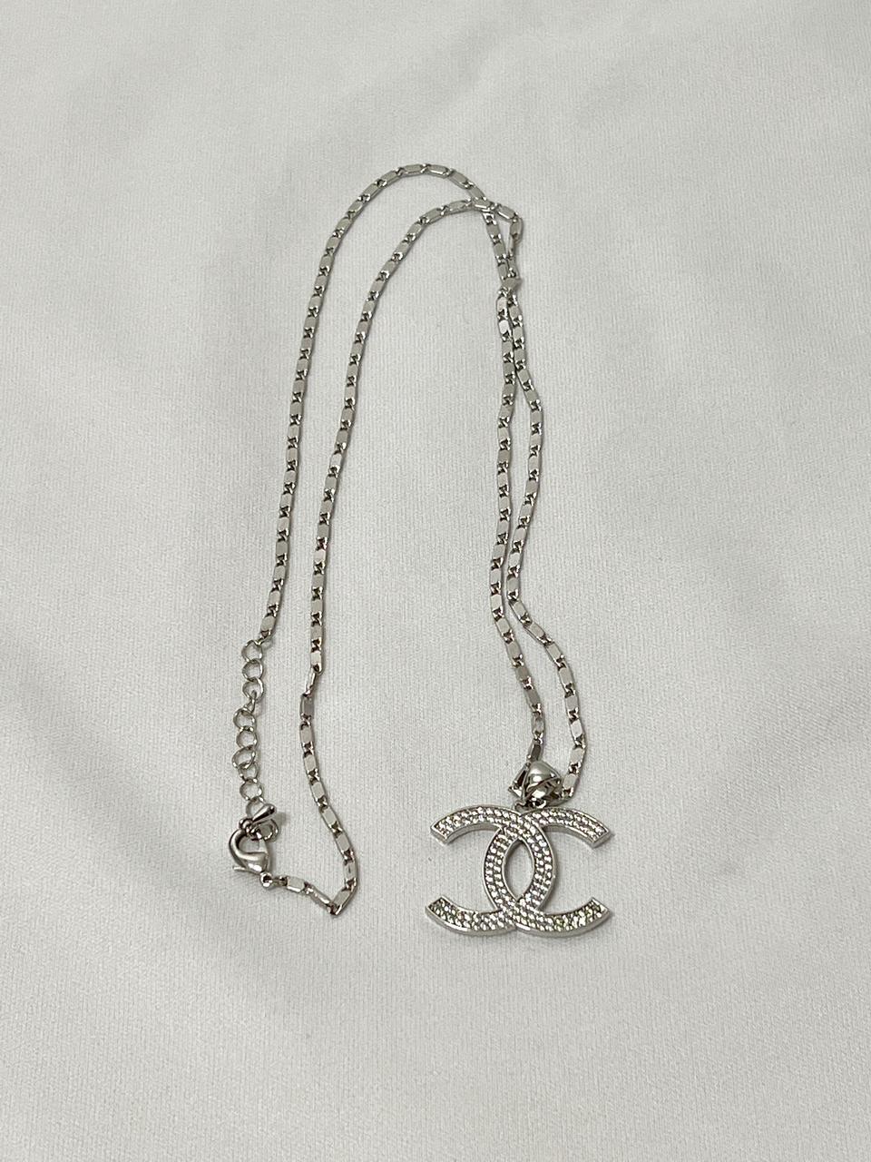 샤넬 실버목걸이st