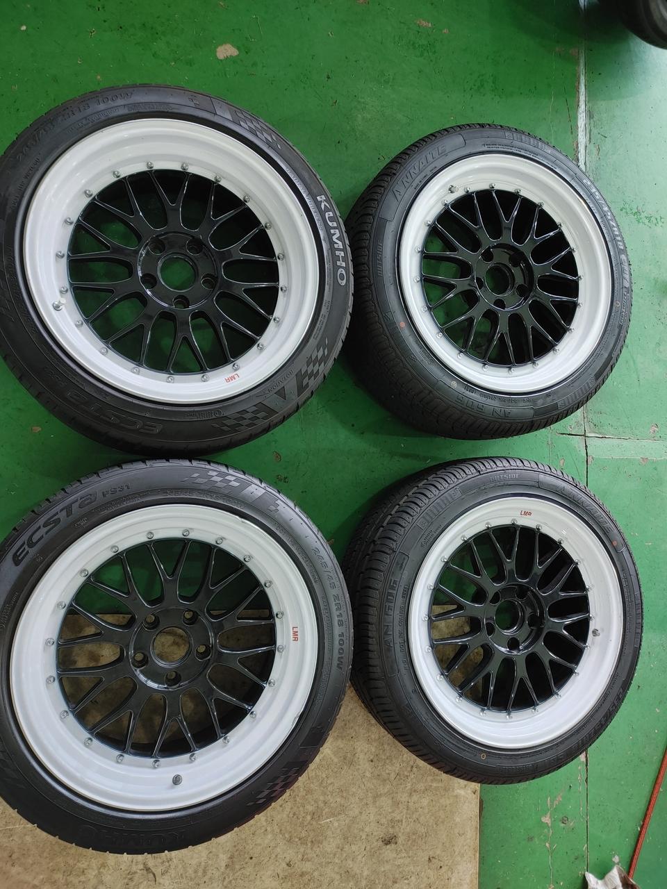 BBS LM 18인치 휠 타이어 팝니다