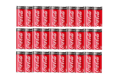 (무료배송) 코카콜라 제로 190ml x 30캔 무설탕 코카콜라