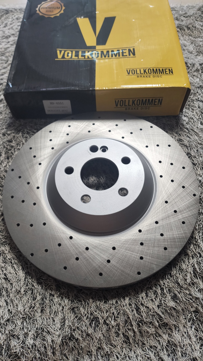 벤츠 S클래스 프론트 디스크 독일브랜드 제품 타공 VOLLKOMMEN