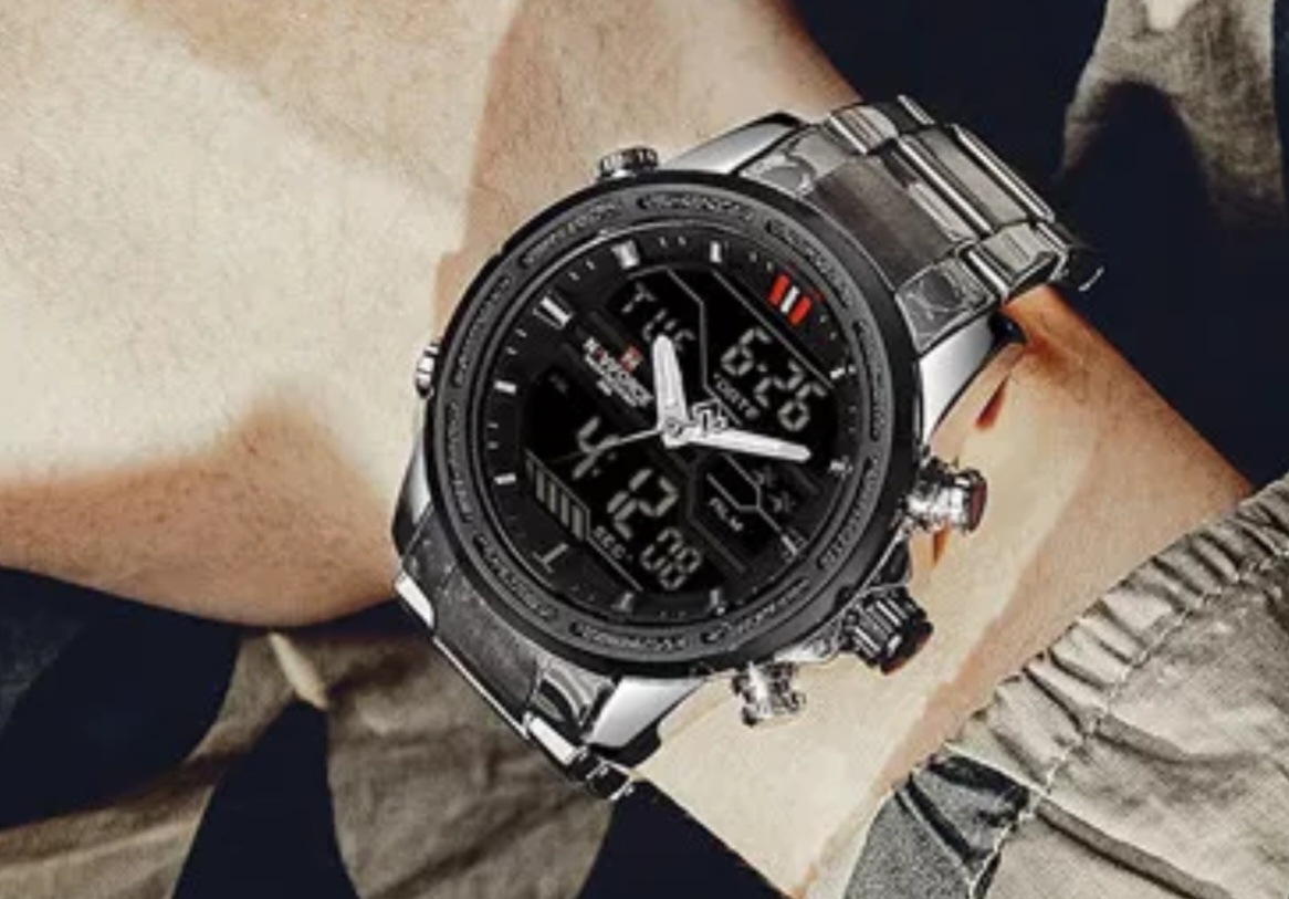 메탈듀얼손목시계 NAVIFORCE nf9138