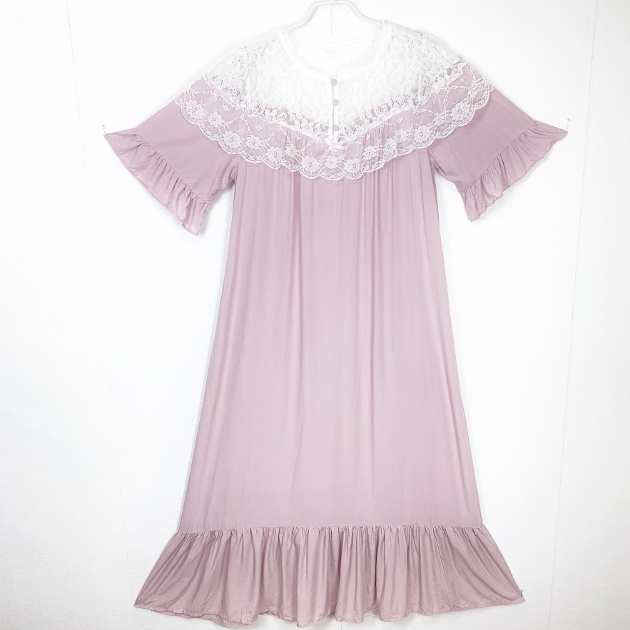 [S] 레이스 롱 원피스잠옷