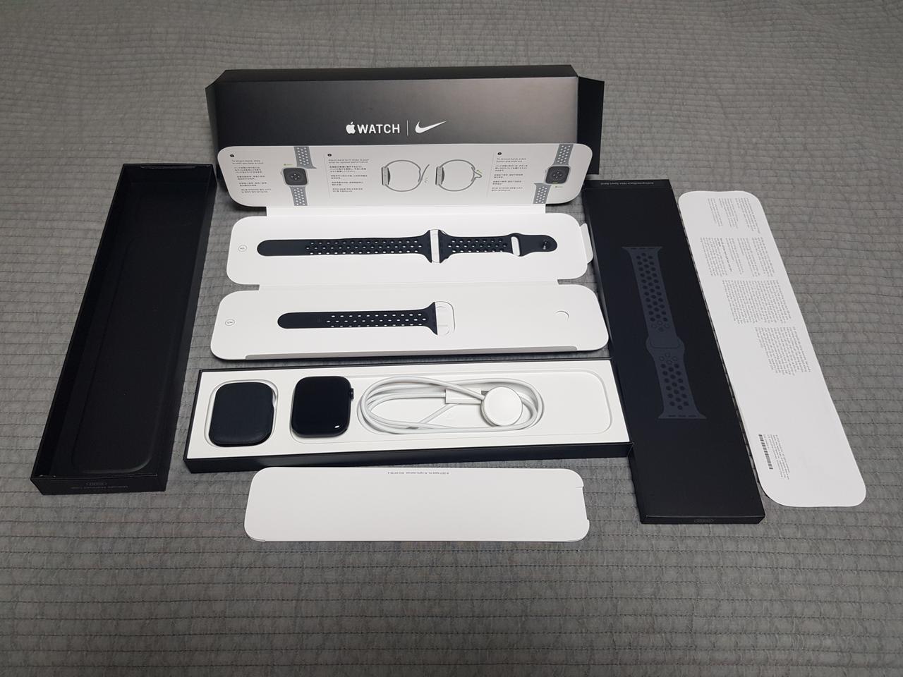 애플워치7 45mm 미드나이트 셀룰러 나이키에디션