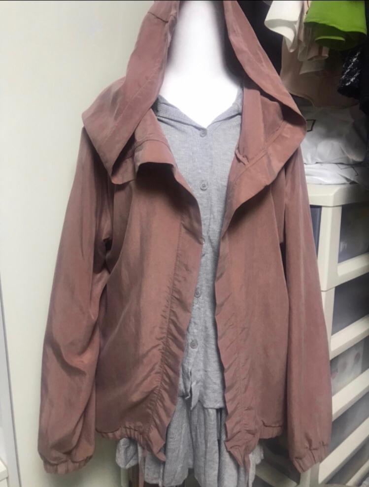 (정품) 안다르 여성 봄가을 후드자켓