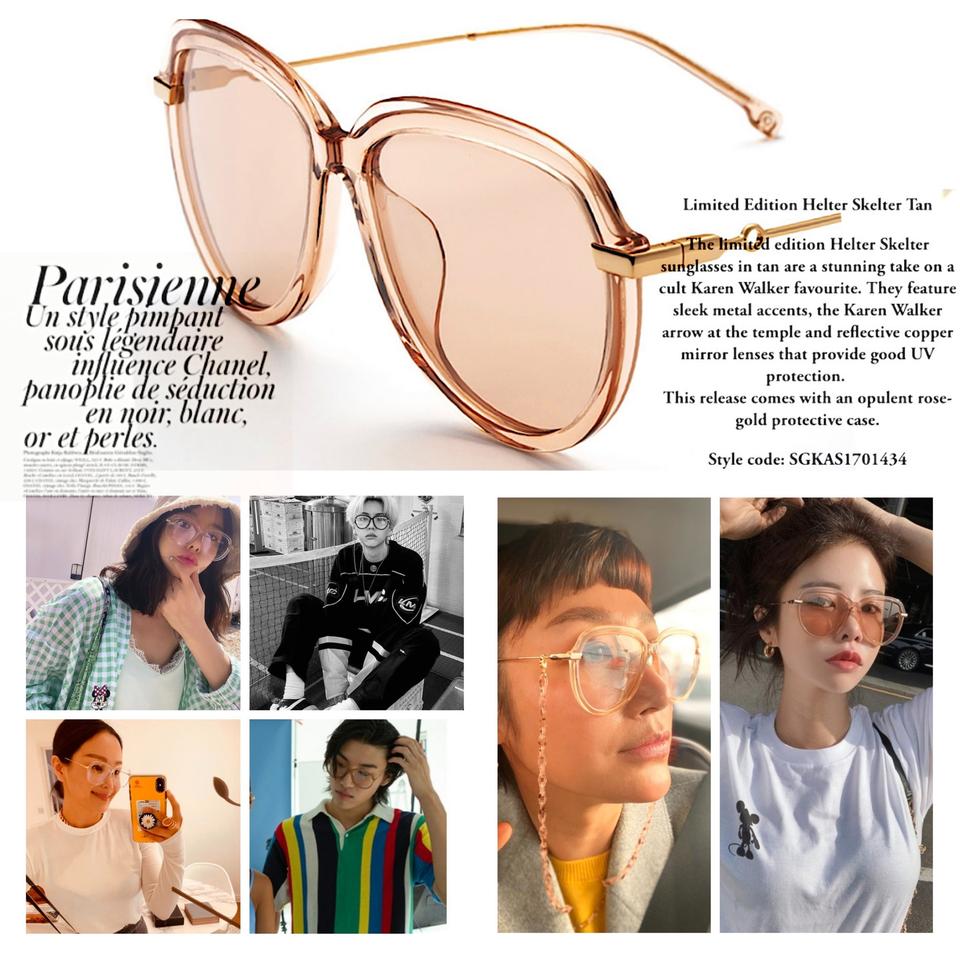 수입 핑크브라운 선글라스