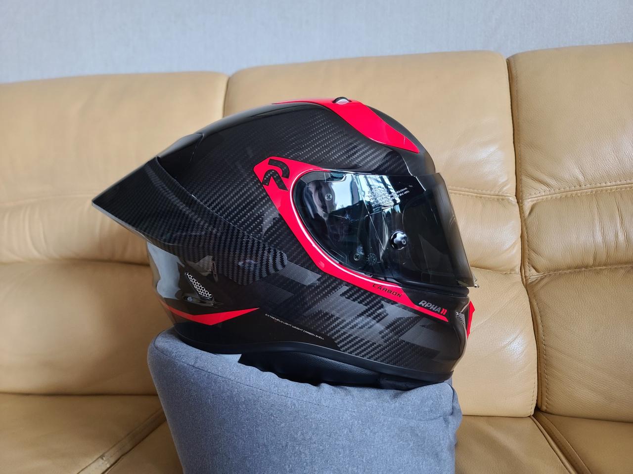 홍진 카본헬멧 hjc 알파11 카본블리어 풀 카본 헬멧 (세나 포함)