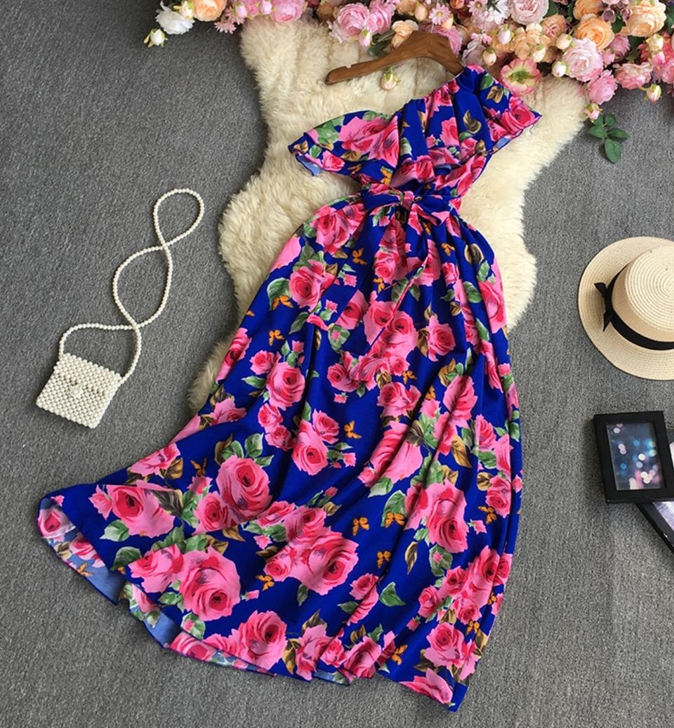 하와이 오픈숄더 원피스(55) 신혼룩 스냅촬영 신혼여행 파티