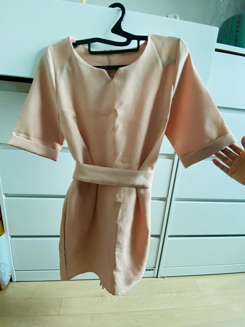 ((새상품)) 연핑크 원피스