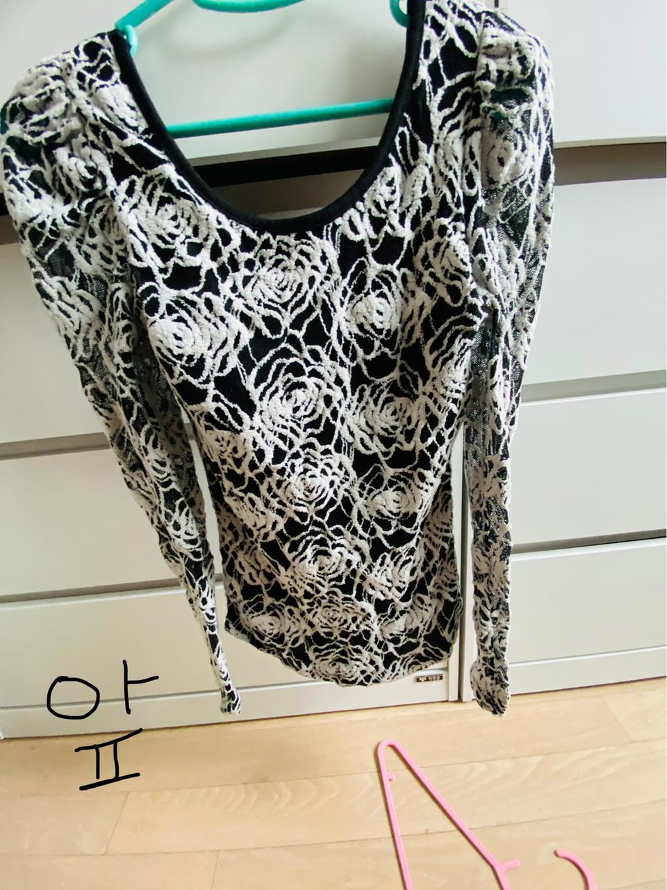 5회 착용, 긴팔 망사 상의, 이벤트 의상