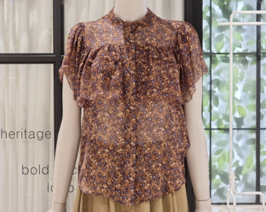 듀엘 시폰 블라우스