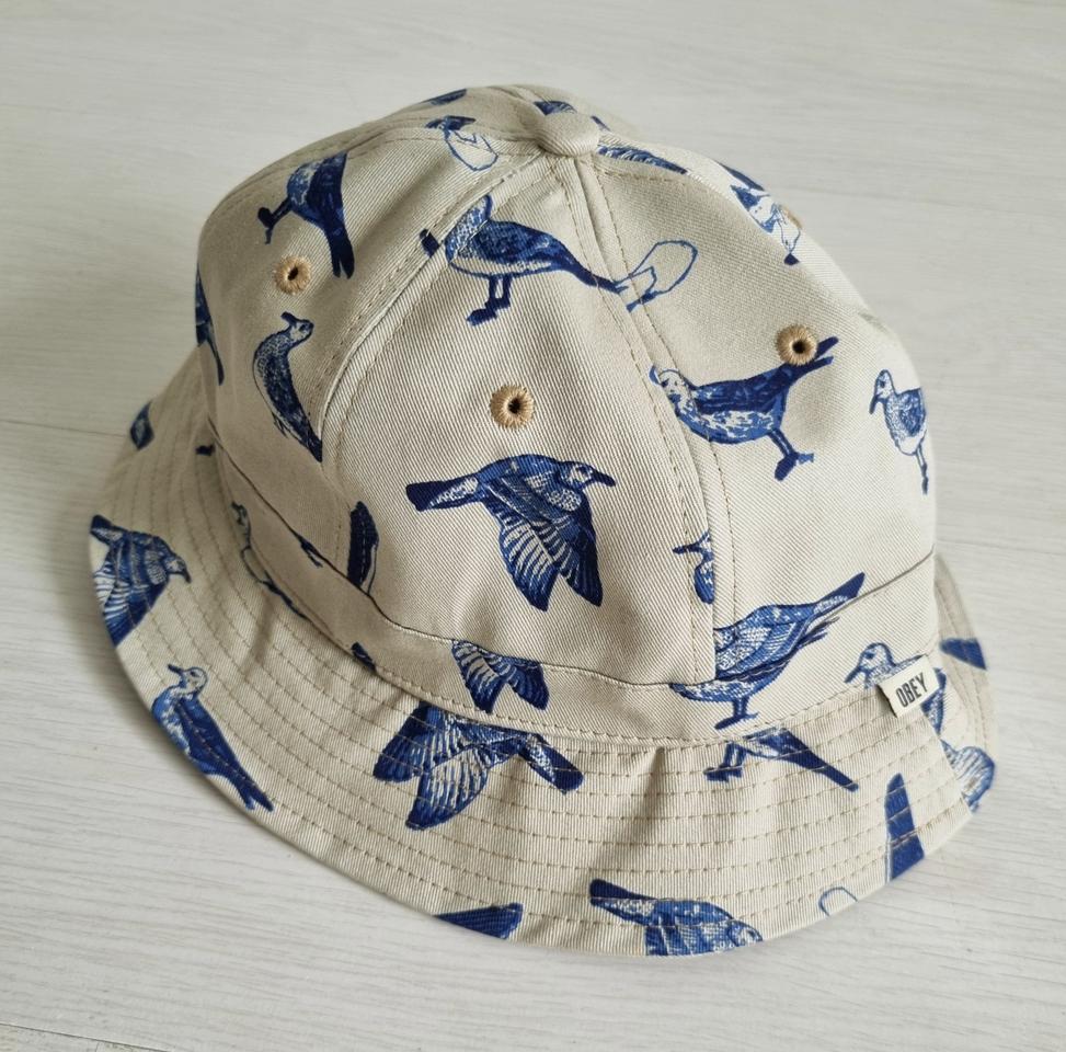 [새제품] obey 오베이 버킷햇 베이지 one size