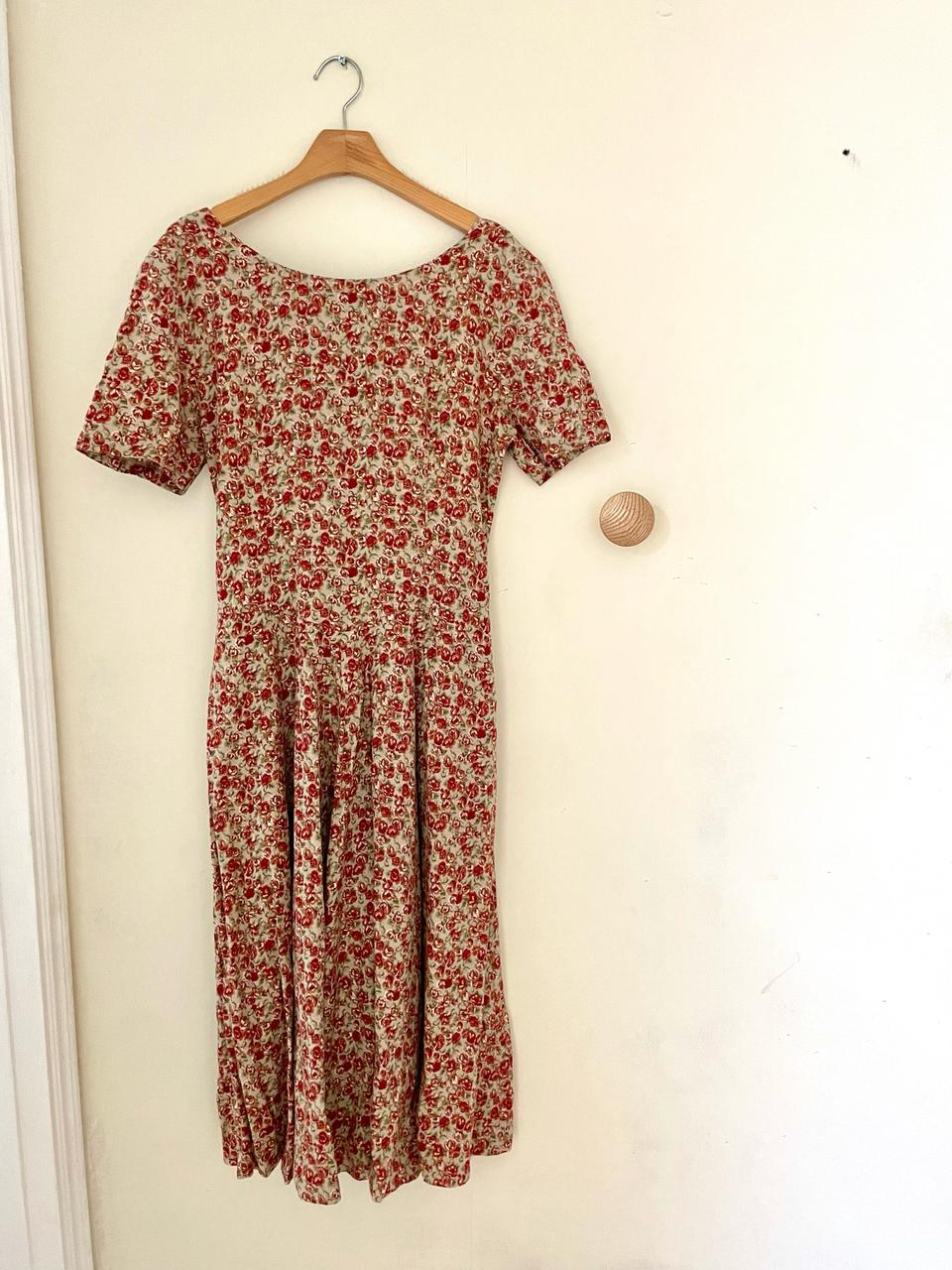 빨간 머리 앤 플라워 빈티지 리본원피스 66