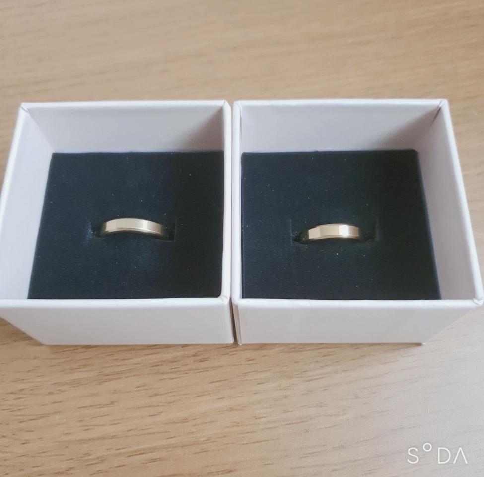 티타늄 반지(골드컬러)