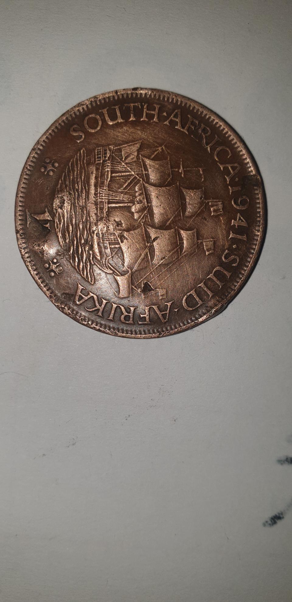 1페니 동전입니다