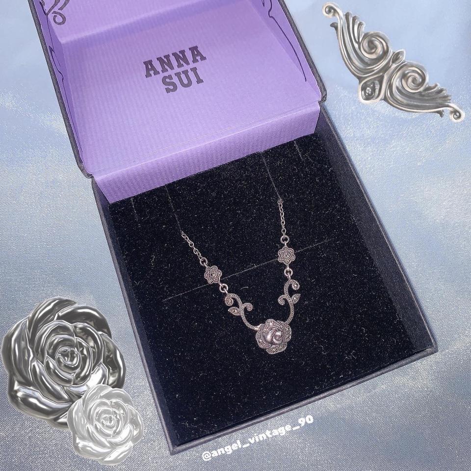 안나수이 장미 실버 925 목걸이