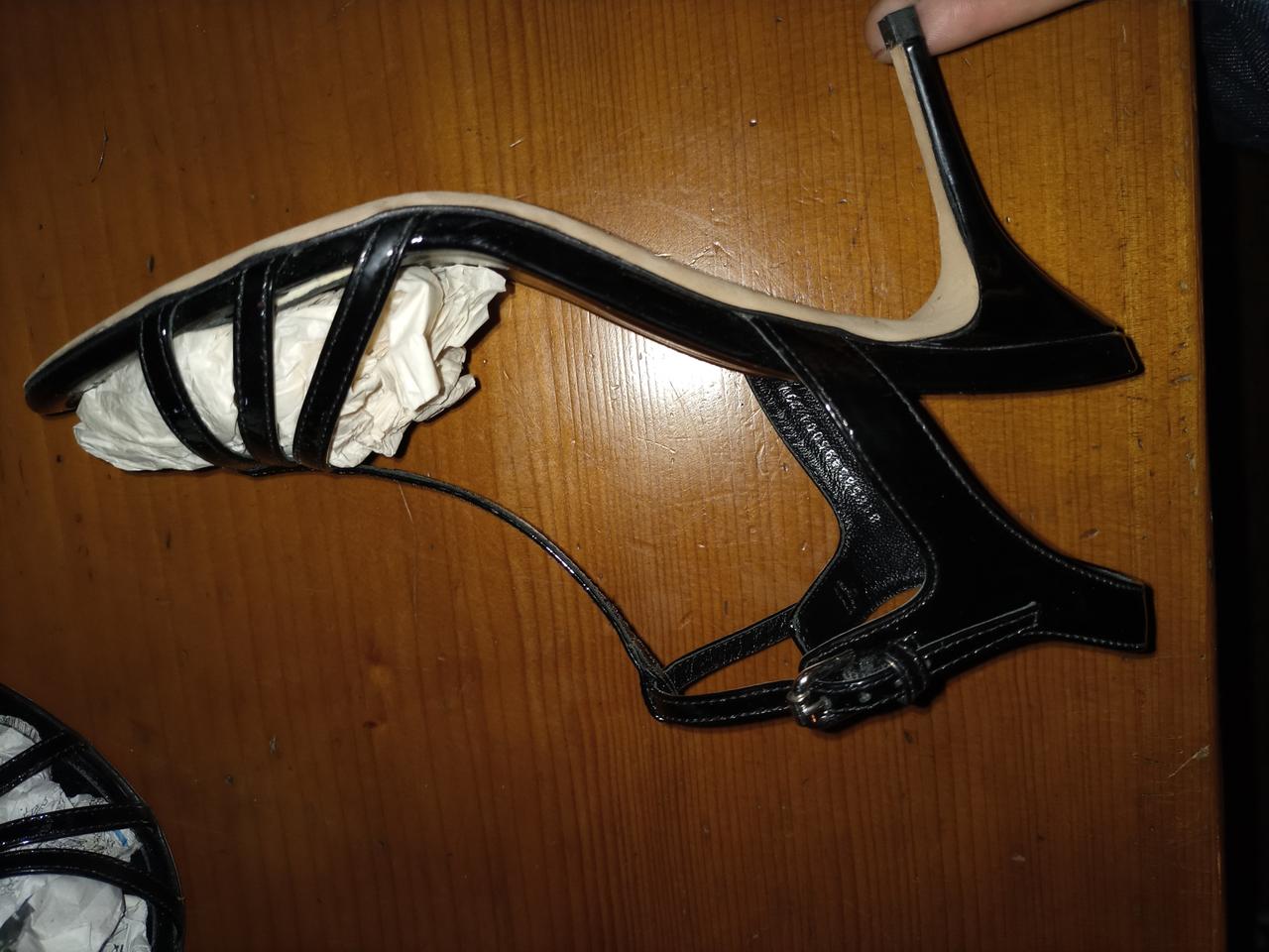 이태리 랄프로렌 메탈릭샌들 구두