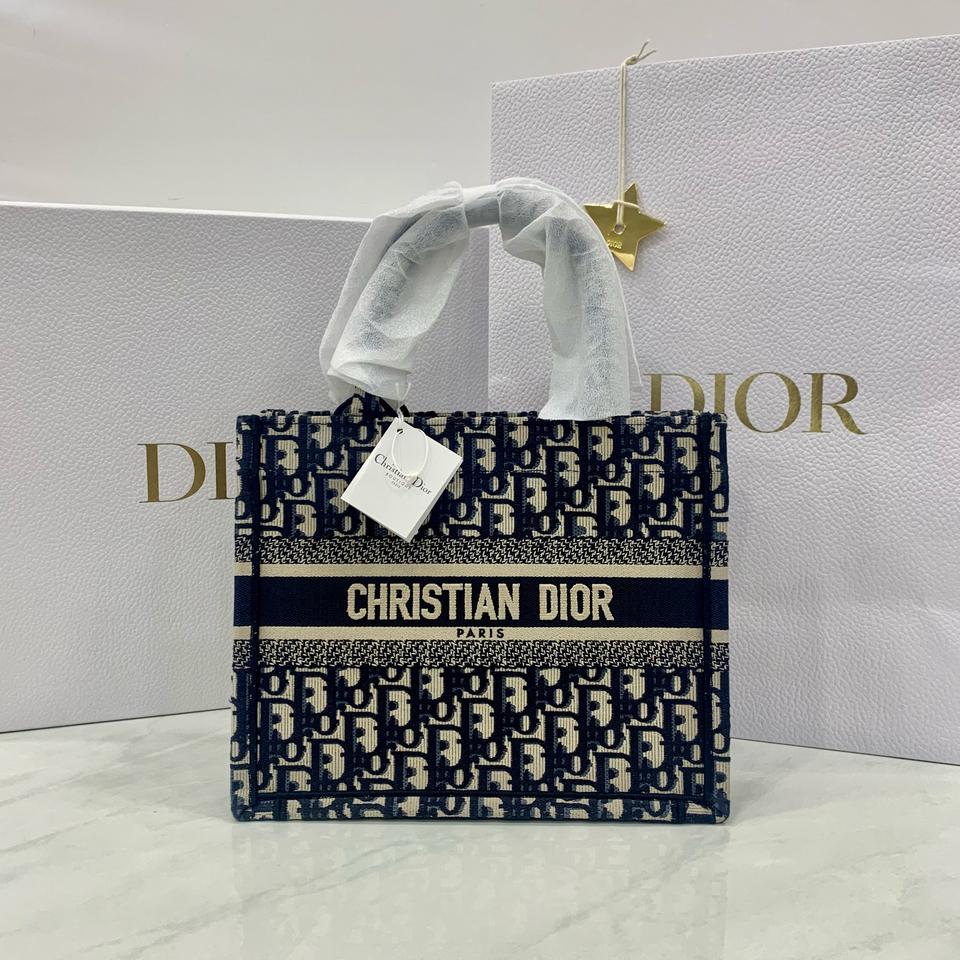 디올 북 토트백 스몰 블루 ( 새상품 )