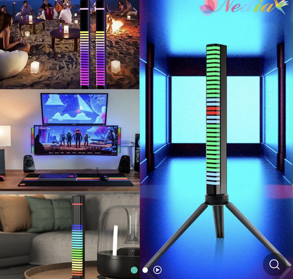 RGB 사운드 라이트바 게이밍 데스크탑 캠핑 감성 무드등 새상품