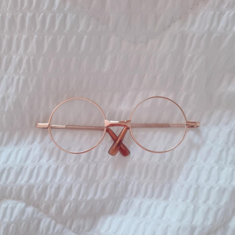 인형옷소품금테동글이안경선글라스20cm구누이앙스타넨도로이드강아지고양이빵빵덕