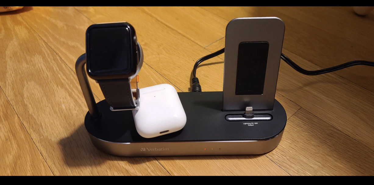 버바팀 4in1 애플워치 에어팟 아이폰 아이패드 올인원 충전기