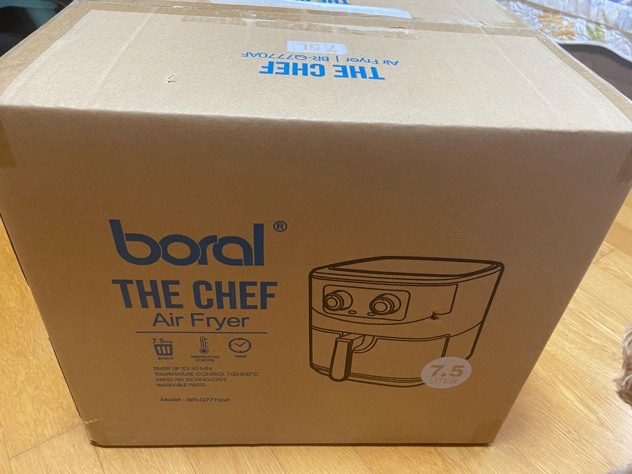 보랄 에어플라이어 새상품(BR-Q7770AF)7.5L