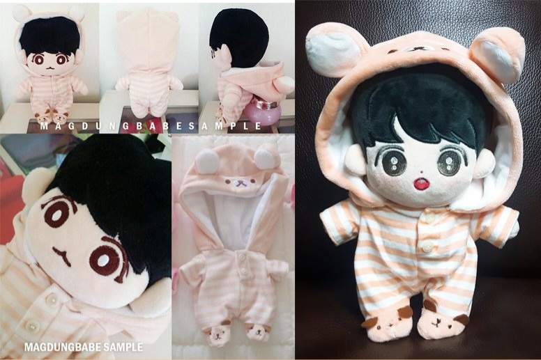 인형옷곰돌이리락쿠마우주복소품앙스타구누이넨도속성솜뭉치20cm15cm막둥베베