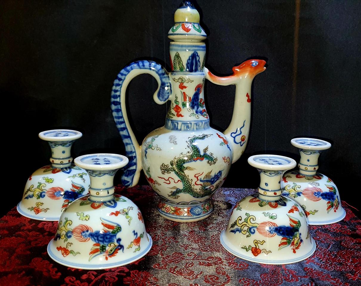 대명선덕년제 오채 세트