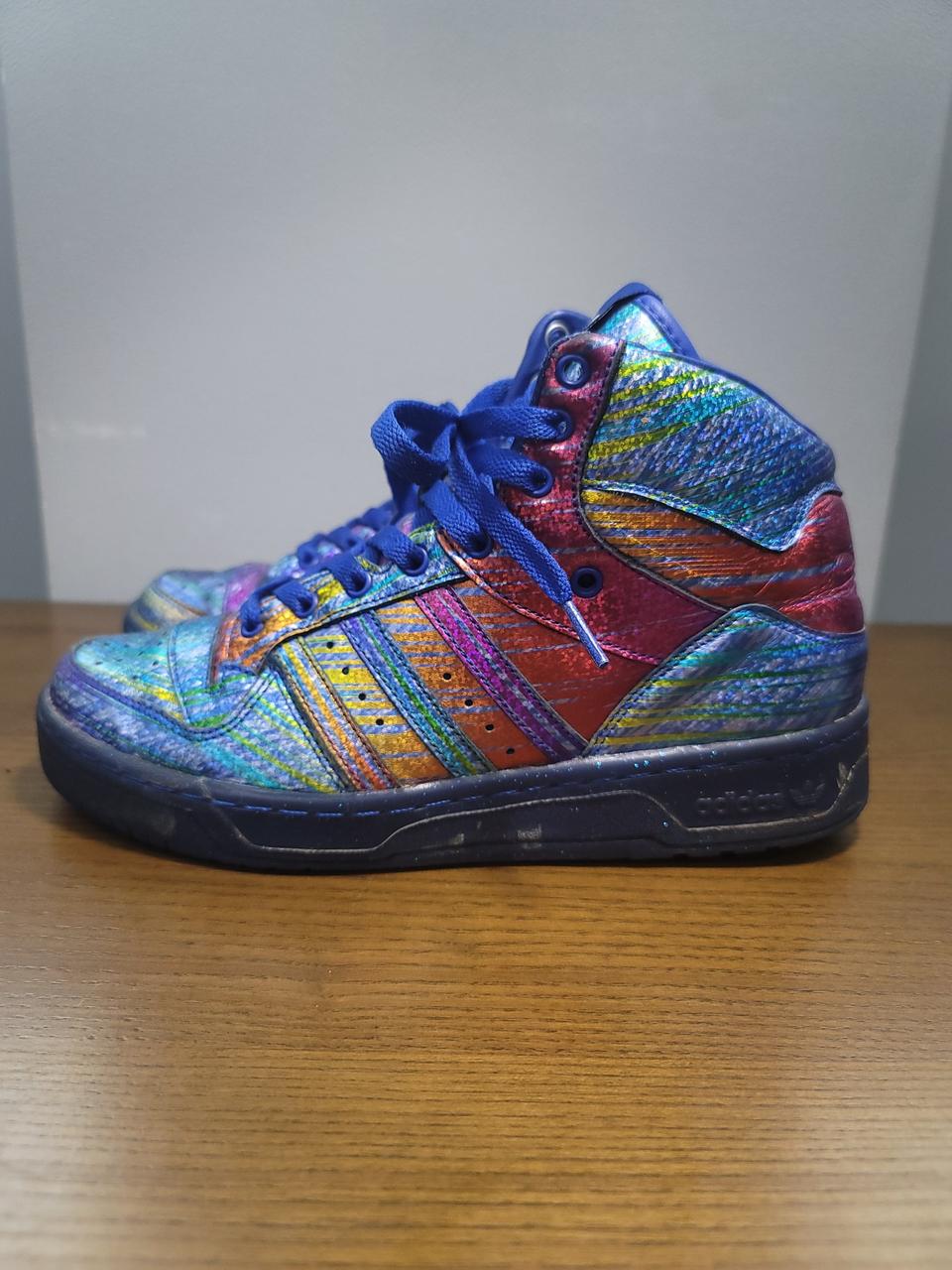 무료배송) 제레미스캇 아디다스 하이탑 레인보우