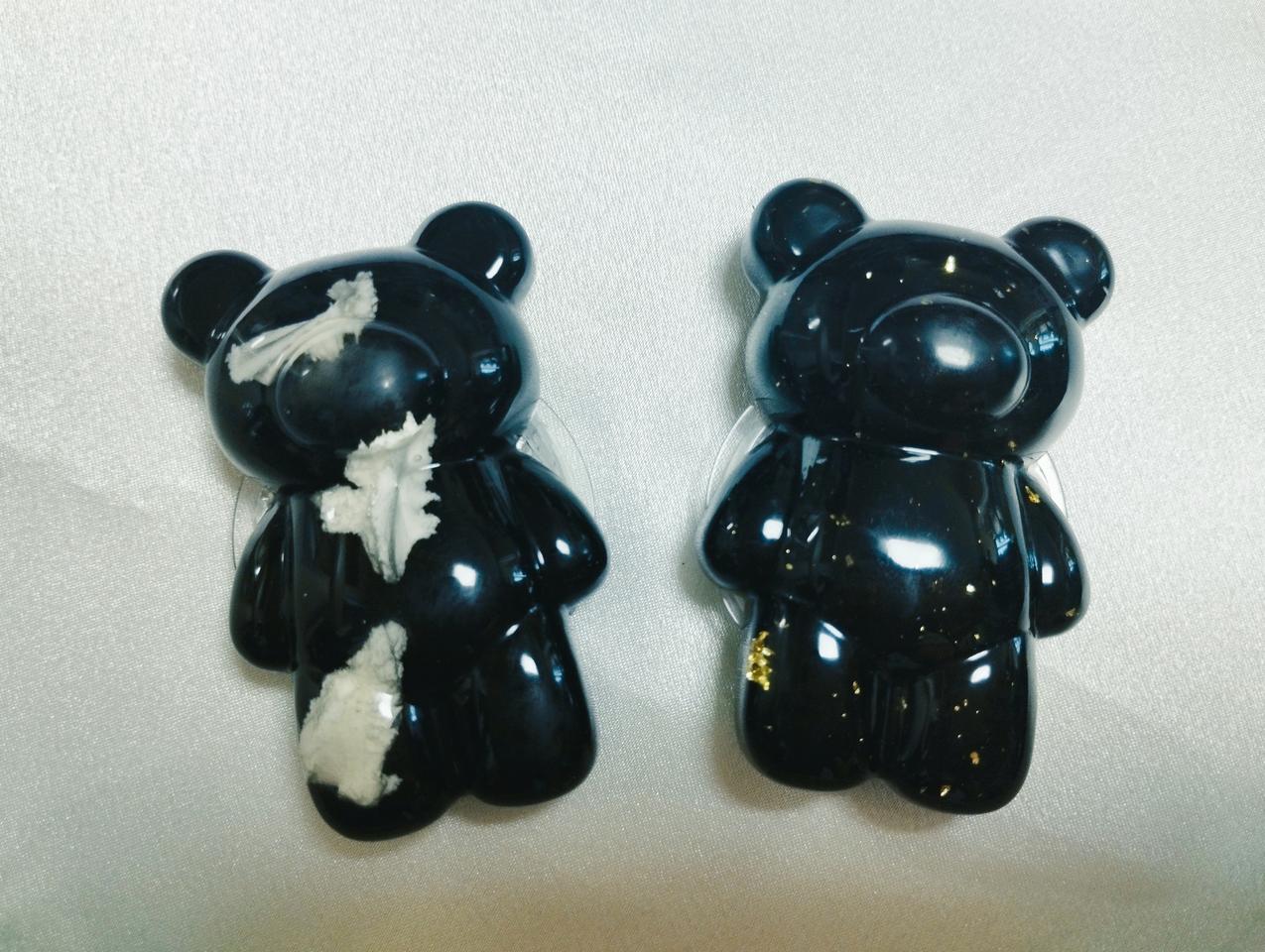 펄 블랙 곰돌이, 구름 블랙 곰돌이 하리보 그립톡 스마트톡