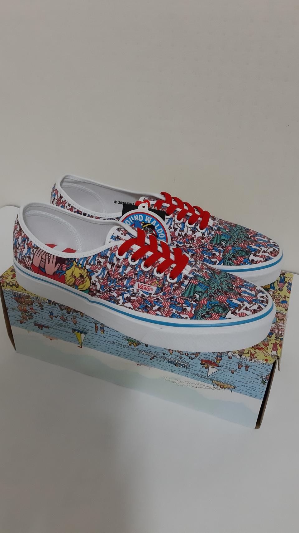 260,265,270,275 반스 X 월리를 찾아라 어센틱 새상품