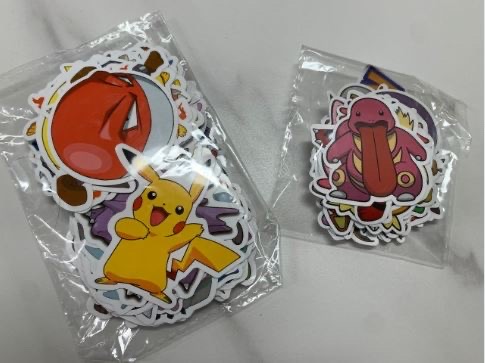 포켓몬 스티커 50장씩