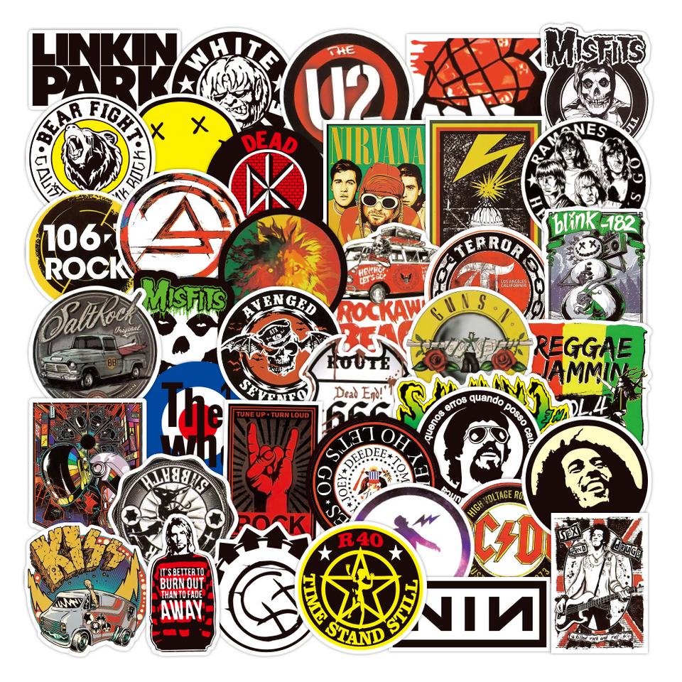 락밴드, 기타 스티커 100장