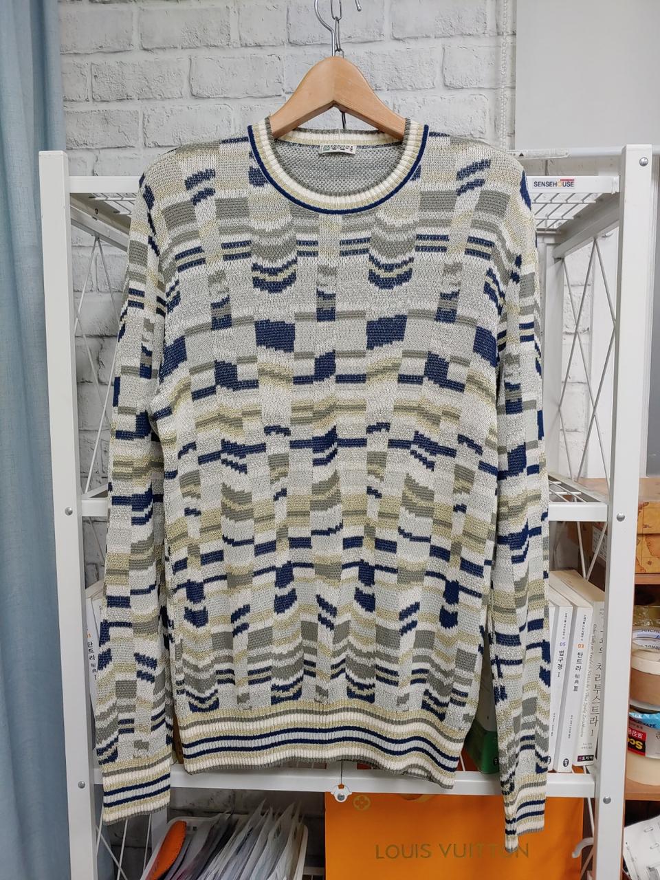 미소니 남성니트티 간절기 니트티셔츠 (105사이즈) MA66