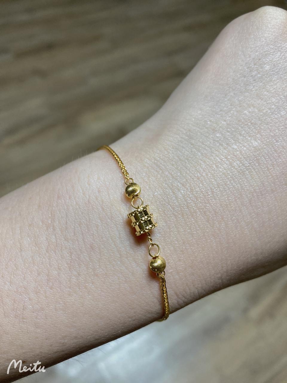 24K순금대나무 팔찌새상품