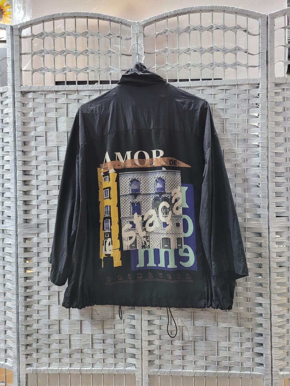 루즈핏 바람막이 점퍼(77~88)