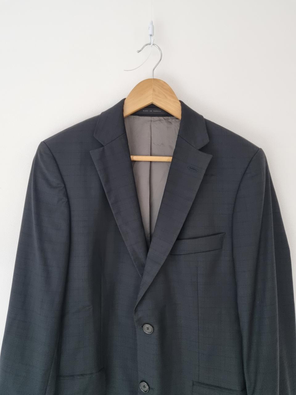 휴고보스 정품 블랙 블레이저