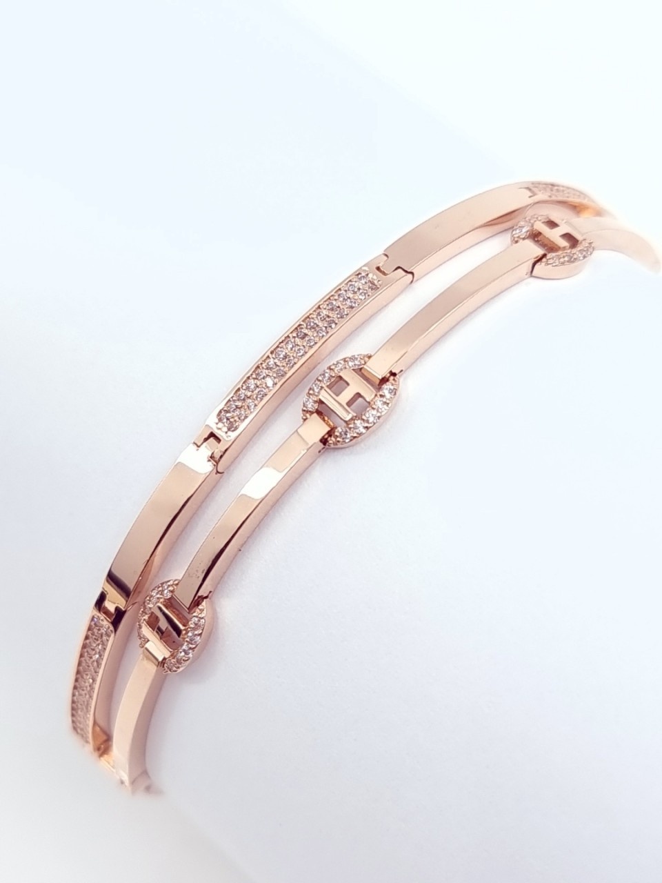 14K H팔찌(핑크골드)