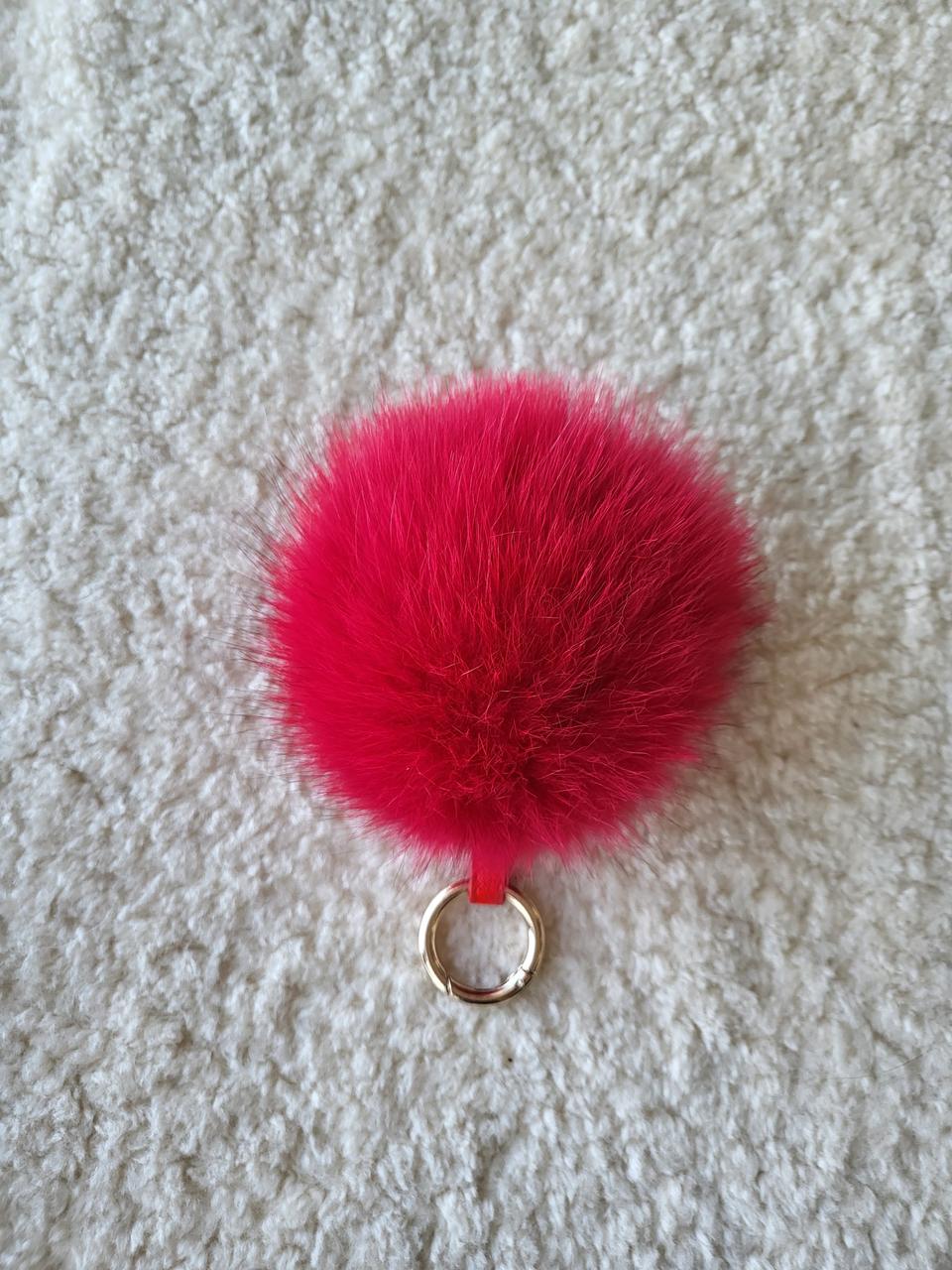 리얼 폭스 폼폼 키링