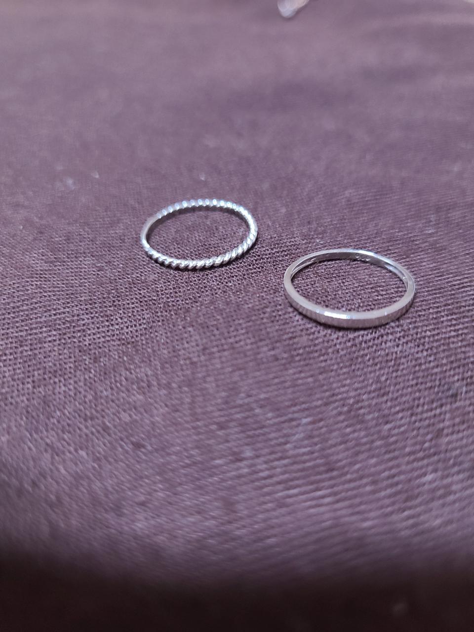 실버 너클링 2개